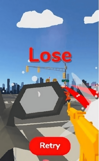 警车扫射游戏(rider legend)截图2