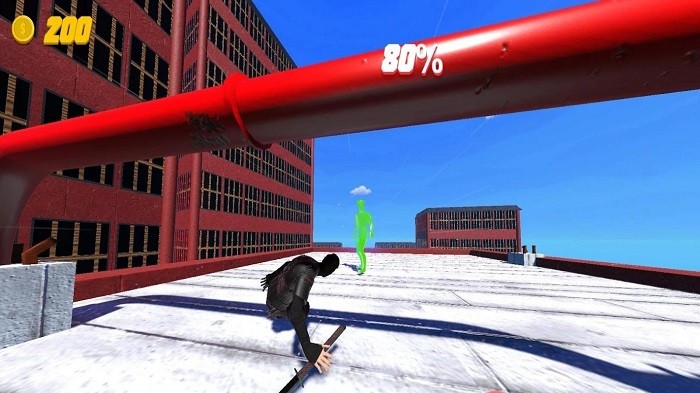 楼顶忍者奔跑游戏(rooftop run ninja)截图3