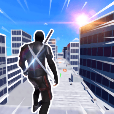 楼顶忍者奔跑游戏(rooftop run ninja)图标
