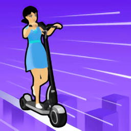 滑板车捡人跑游戏下载 - 休闲益智跑酷挑战