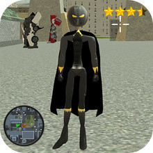 飞行黑豹绳索英雄破解版 - 安卓 动作射击